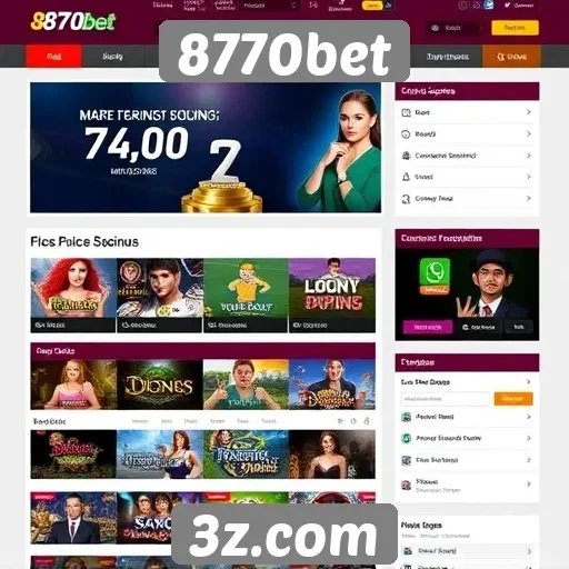 Funcionalidades inovadoras do site 8770bet atraem jogadores