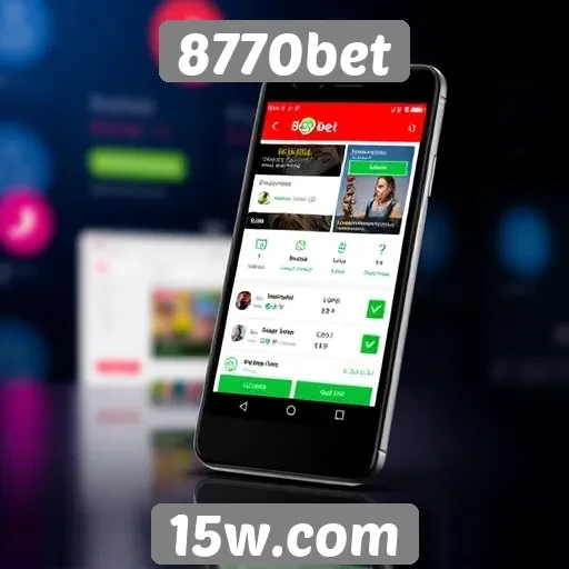 Interface e usabilidade do site 8770bet em dispositivos móveis